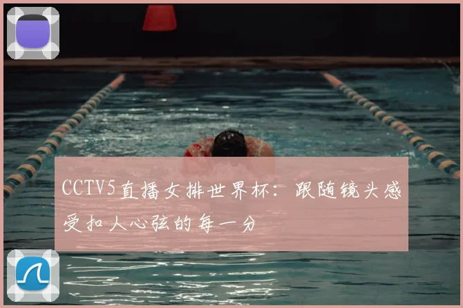 CCTV5直播女排世界杯：跟随镜头感受扣人心弦的每一分