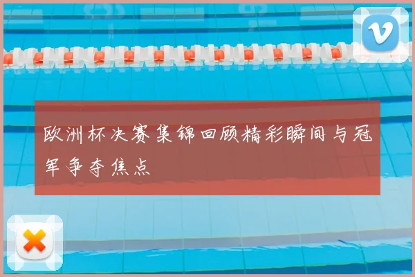 欧洲杯决赛集锦回顾精彩瞬间与冠军争夺焦点